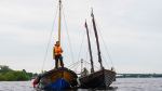 Экспедиция «Мангазейский морской ход» финиширует в Архангельске на Красной пристани в День флага